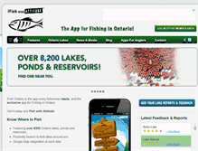 Tablet Screenshot of ifishontario.com
